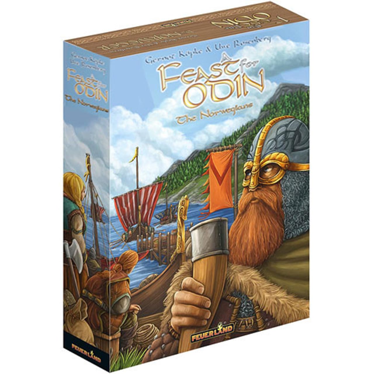 Feuerland Spiele, A Feast for Odin: The Norwegians, Board Game Expansion, Ages 14+, 1-4 Players, 30-120 Minutes Playing Time