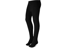 Zubii Basic Girls Tights | Comfy Soft Flat Tights Made from Breathable Cotton | Great for Uniform or Everyday