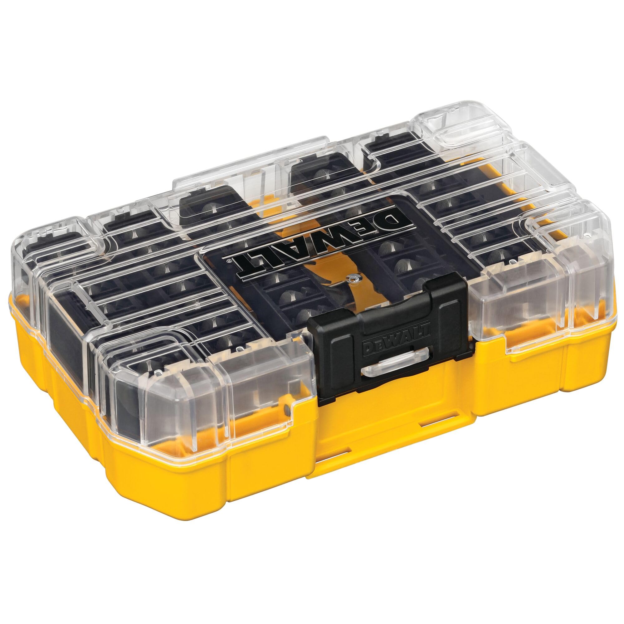 DEWALT Screwdriver Bit Set with Tough Case, 45-Piece (DW2166), Grey/Silver Screwdriving Set with Tough Case
