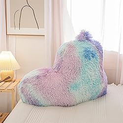 A Nice Night Faux Fur Reading Pillow Bed Wedge