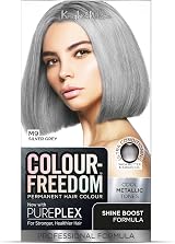Knight & Wilson Colour Freedom Metallic Silver Grey Permanent Hair Dye with