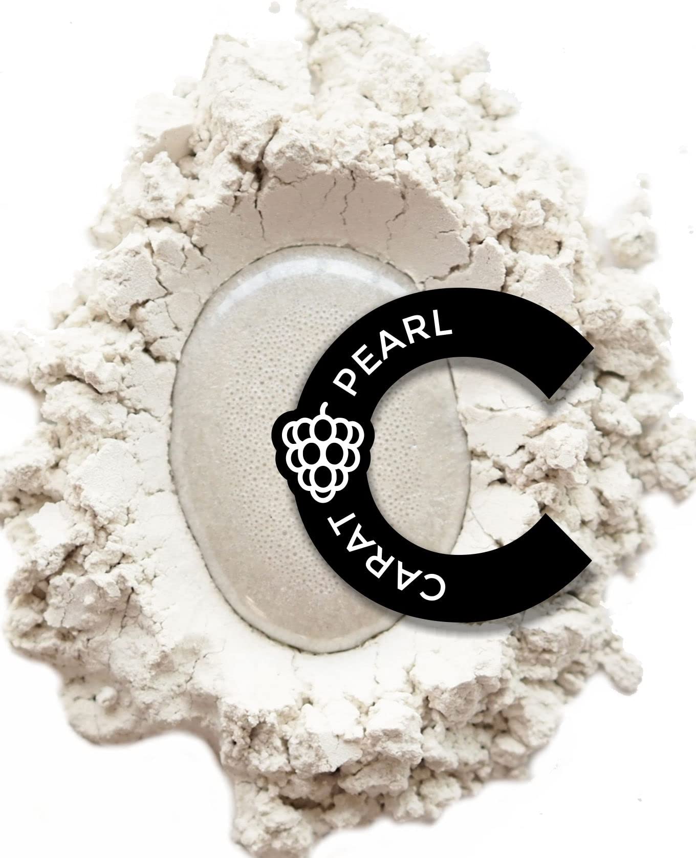 COLORBERRY Carat-Pigments Collection - Very High Quality Pigment Powder for Resin Art - ASTM-D4236 Certified 50g (Pearl)