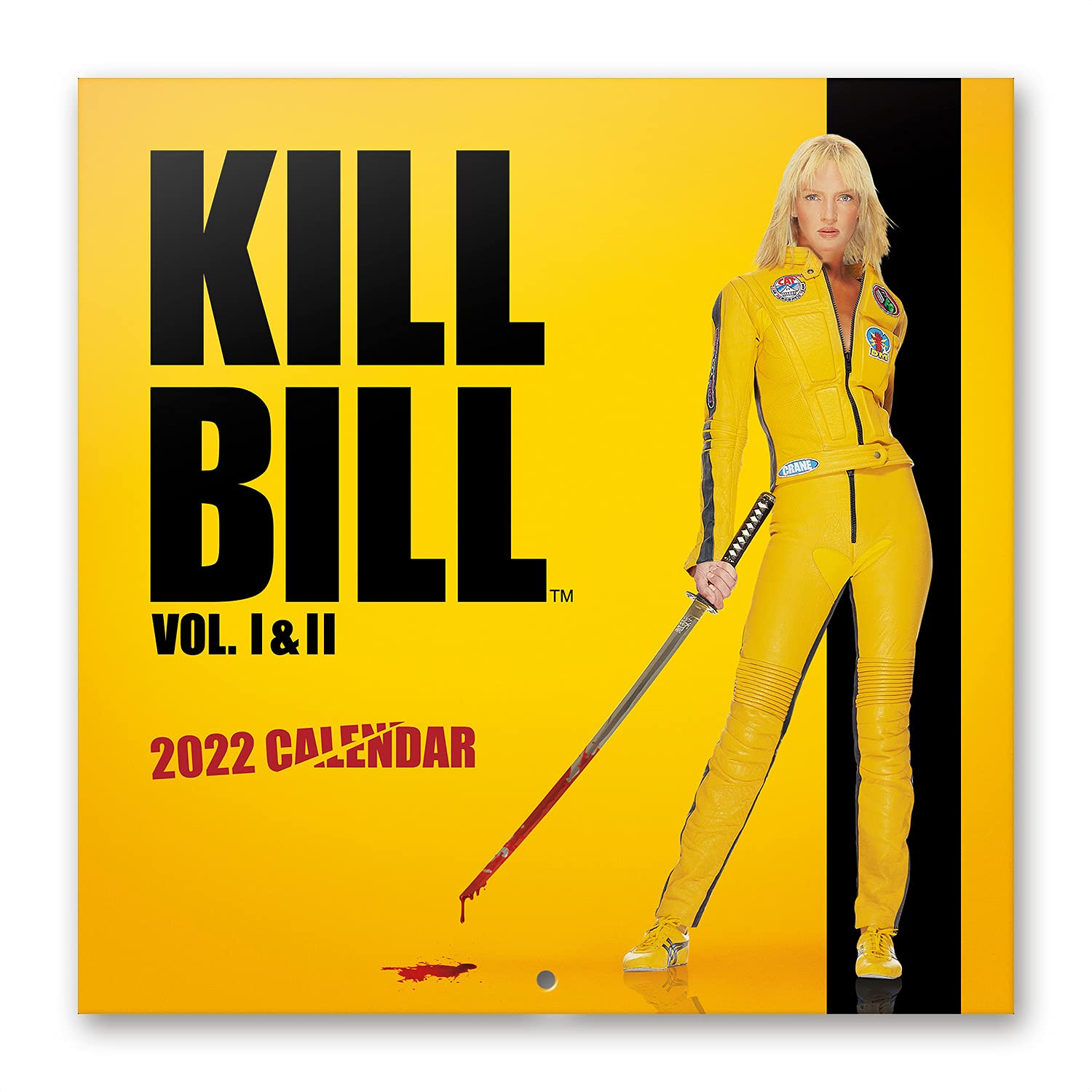 Official Kill Bill 2022 Wall Calendar, 2022 Calendar, 12" x 12" Square Wall Calendar 2022, Family Calendar 2022, Tarantino Calendar 2022, Kill Bill Calendar - Secret Santa Gift โ image 1