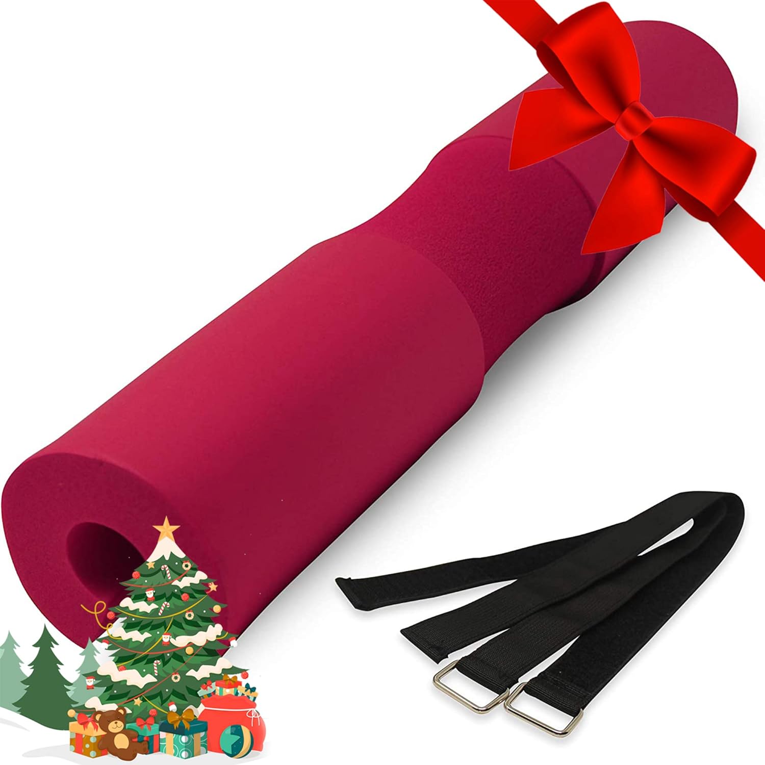 Barbell Cushion Pad for Squats, Lunges, and Hip Thrusts ~ Foam Sponge Pad ~ Relief for Stress Points