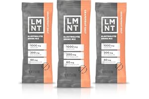 LMNT Zero Sugar Electrolytes - Grapefruit Salt | Drink Mix | 30 Count