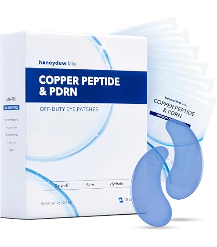 Copper Peptide Eye Patches for Under Eyes