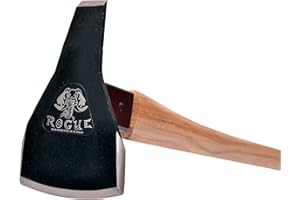 PROHOE Rogue Hoe 6 Inch Steel Triangle A Blade Fire Trail Hoe with Hickory Wood Handle