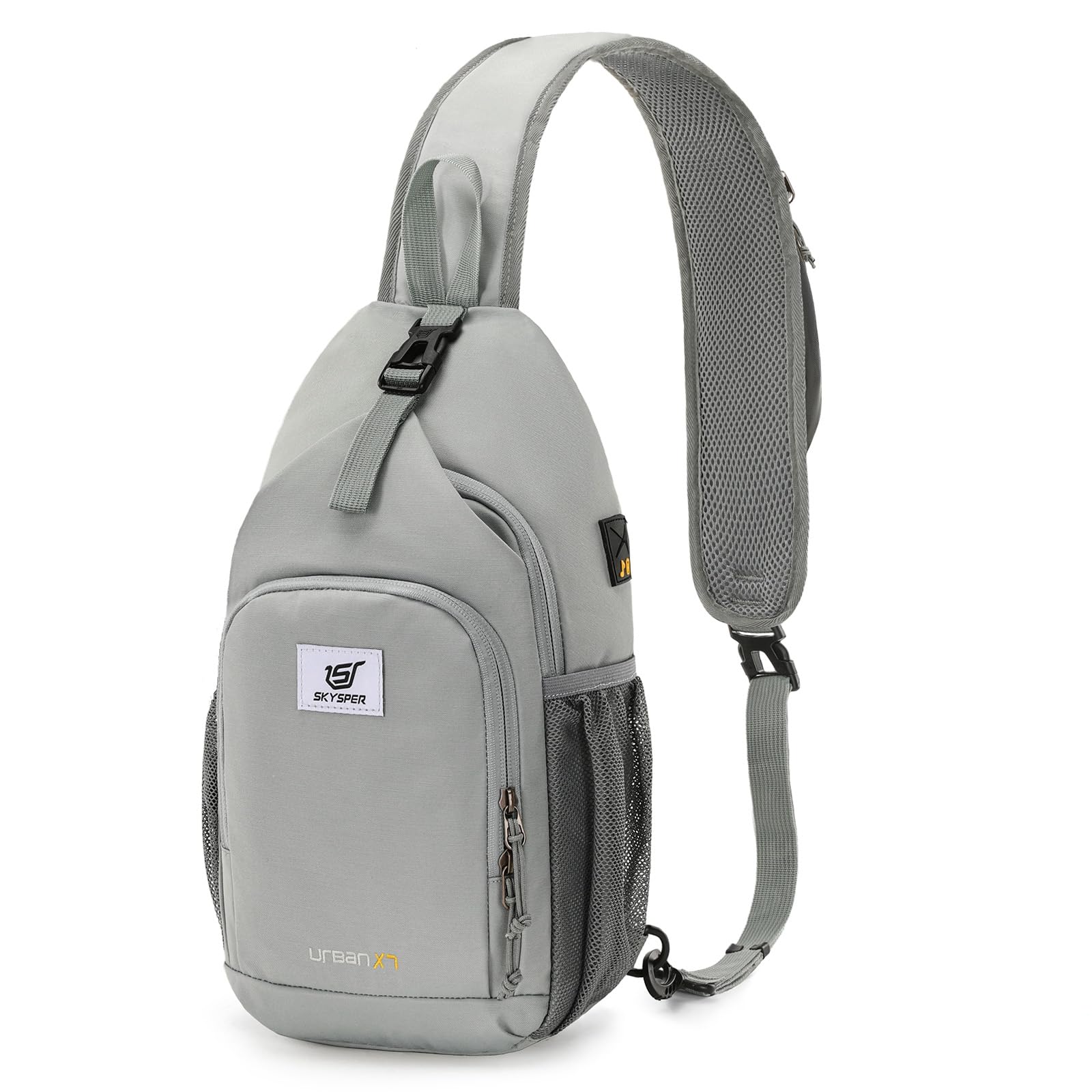 SKYSPER Sling Bag RFID Crossbody Sling Backpack Cross Body Shoulder Bag Travel Hiking Daypack for Women Men(Sagegreen) Image