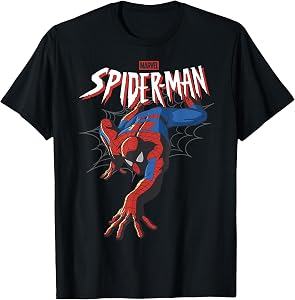 Marvel Comics Spider-Man Iconic Pose T-Shirt