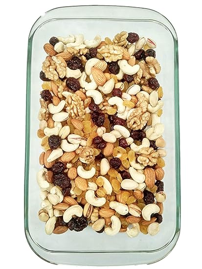Dry Fruit Hub Healthy Nuts Mix 300gm, Dry Fruits Mixed (Cashew Kernels, Almonds, Pistachio Salted, Kishmish Raisins, Walnuts, Cranberry), Dry Fruits Combo Pack