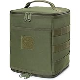 Lemubeane Tactical Camping Storage Bag 7L Utility Tote Bag Trunk Organizer (OD Green)