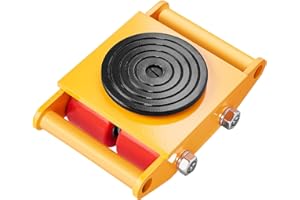 VEVOR Machinery Skate Dolly, 13,200 LBS/6T Industrial Machinery Mover, Heavy Duty Carbon Steel Machinery Moving Skate with 4 