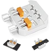 Astromania Premium Telescope Dovetail Mounting Clamp with Two Brass Screws | Dovetail Mount Plate, Attach Finder Scope on Telescopes, Aluminum Telescope Accessory, for Astronomical Telescopes and Camera