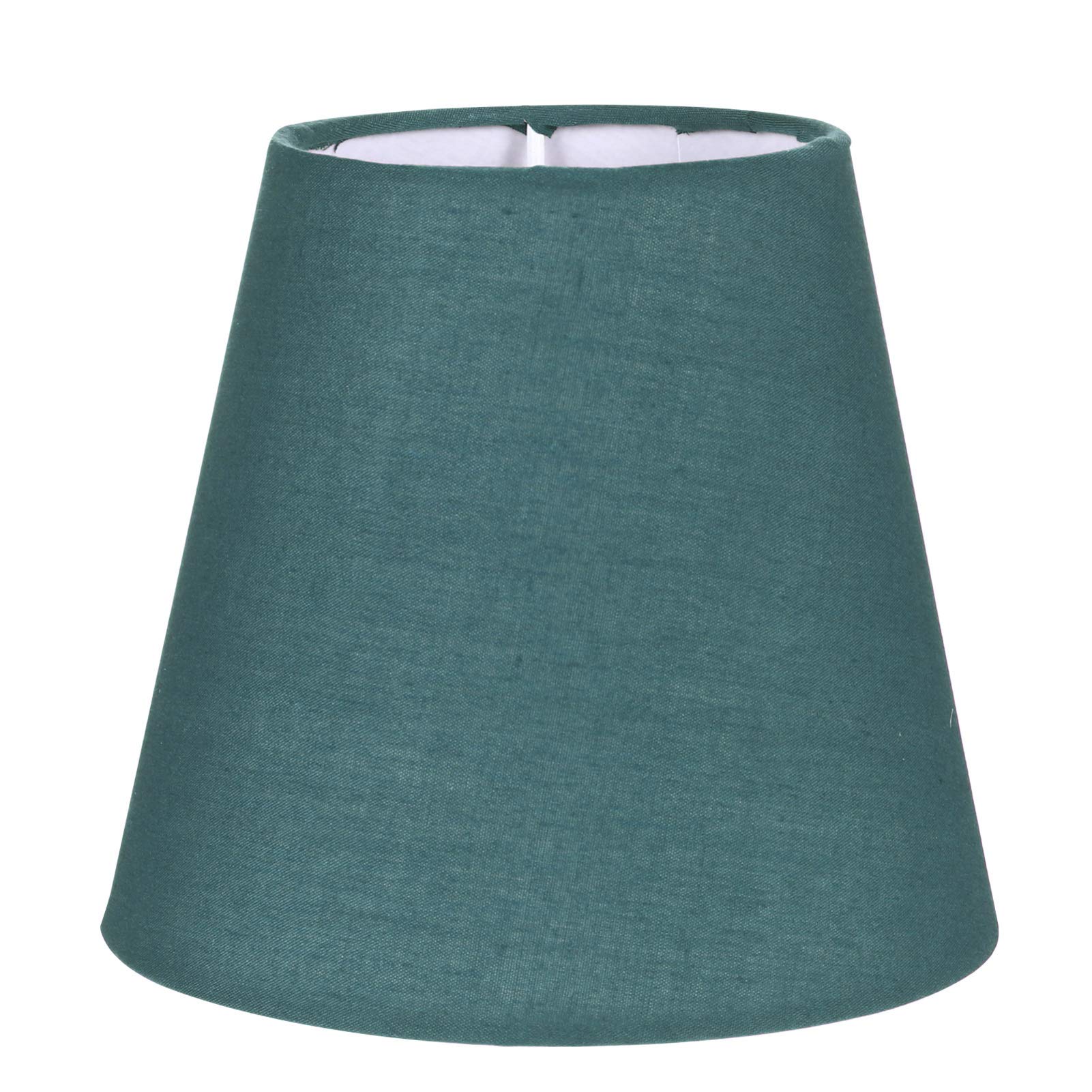 Uonlytech Small Lamp Shade Cloth Barrel Fabric Fabric Lampshade Table Lamp Cover Chandelier Lampshade Replacement for Home, 1pcs Green