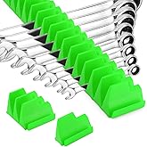 Wrench Organizer for 40 Wrenches, Improving Efficiency Magnetic Wrench Holder, Wall-Mounted Pliers Holder Tool Organizer for 