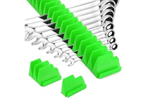 Wrench Organizer for 40 Wrenches, Improving Efficiency Magnetic Wrench Holder, Wall-Mounted Pliers Holder Tool Organizer for 