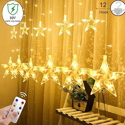 String Lights Window Curtain Lights 300 Led 9 8ft Icicle Fairy