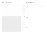 Filofax A5 Minimal Project Management Refill 56 sheets 80gsm view 2