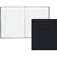 Blueline Business Notebook, Black, 192 Pages, 9-1/4 Inches x 7-1/4 Inches