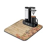Coffee Bar Mat Accessories for Countertop Absorbent