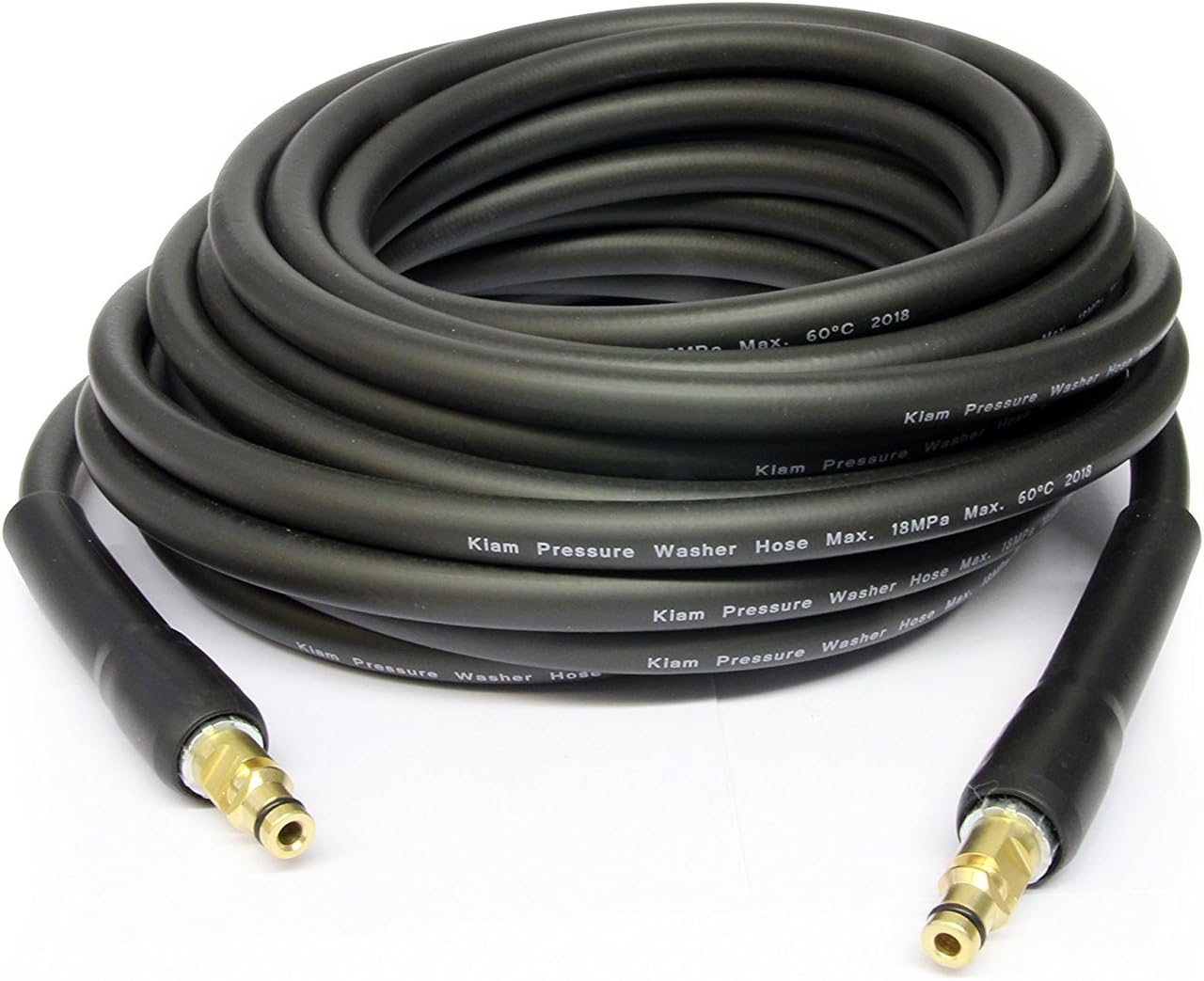 EQUIPMAXX 50 Foot Karcher Replacement Pressure Washer Hose Click to Click (fits Newer Karcher Trigger Guns)