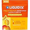 Liquid I.V.® Hydration Multiplier +Immune Support - Mango Passionfruit | Electrolyte Powder Drink Mix | 1 Pack (14 Servings)