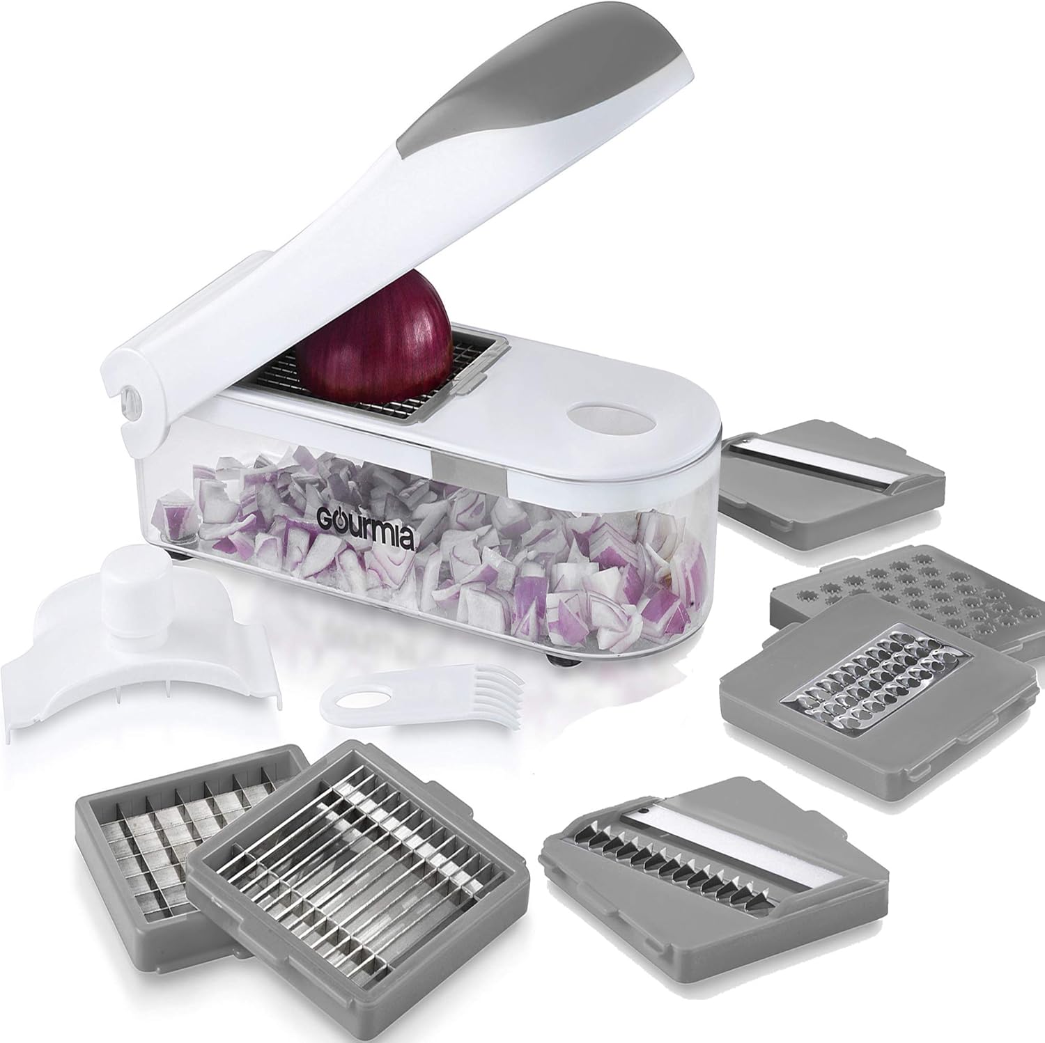 Gourmia GCU9215 Multipurpose Vegetable Chopper Set Mandoline, Julienne