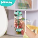 THE TWIDDLERS 3 Sensory Liquid Motion Timers Spiral Colors 15cm view 6