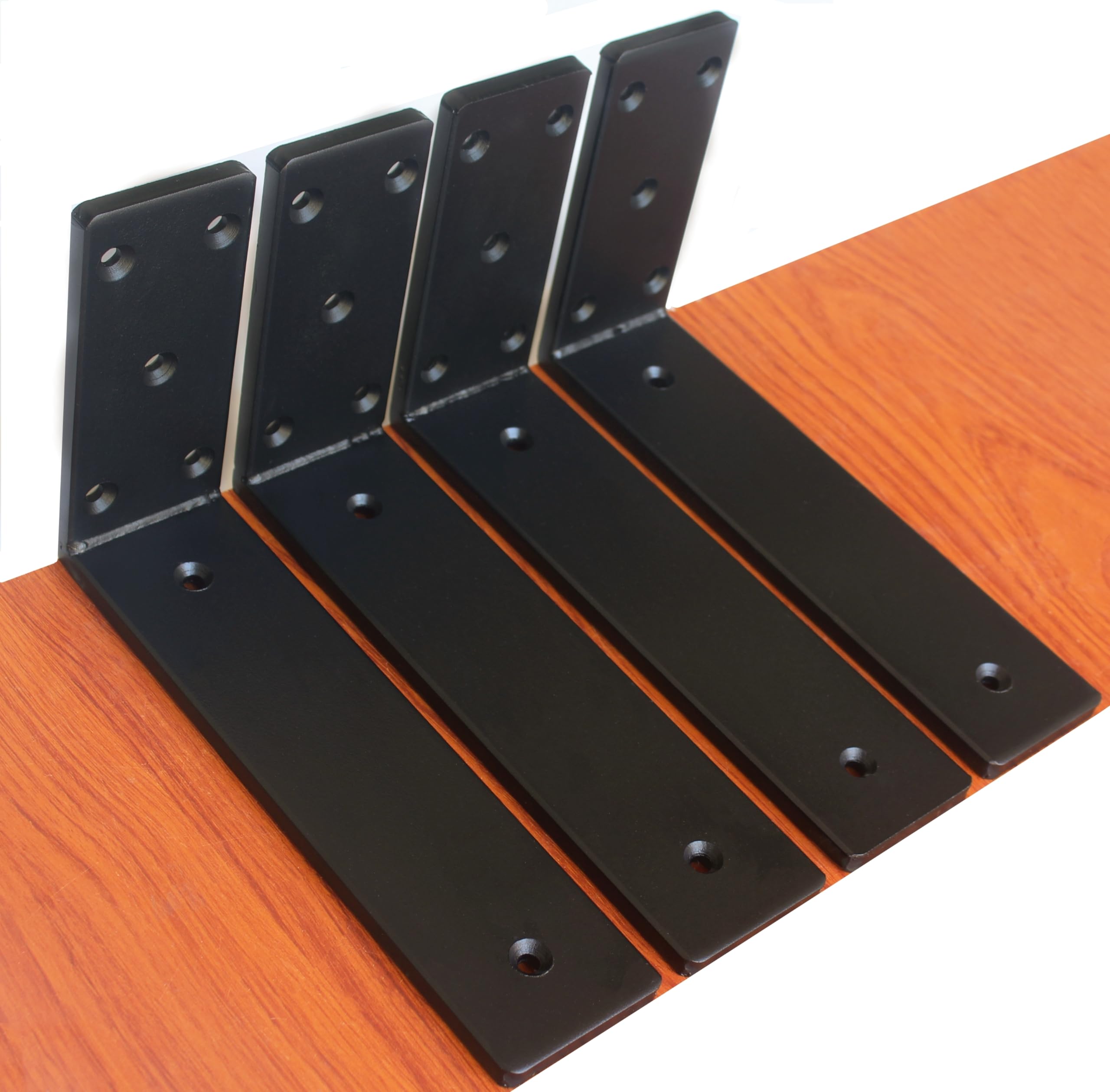 4 Pack L11 x H 6" x W 2.5" 10mm Thick Countertop Support Brackets