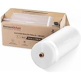 [2025 New] Bonsenkitchen 11” x 150’ Vacuum Sealer Bags Rolls with Cutter for Food Storage, Commercial Grade, BPA Free, Great for Meal Prep and Sous Vide Cooking