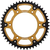 Supersprox - Gold Stealth Sprocket, 48T, Chain Size 520, Rst-990-48-Gld