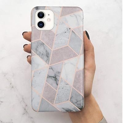 LUMARKE iPhone 11 Case 2019 6.1 inch,Cute Grey Marble for Women Girls, Soft Rubber Silicone Cover with Clear Bumper Slim Fit Protective Phone Case for iPhone 11