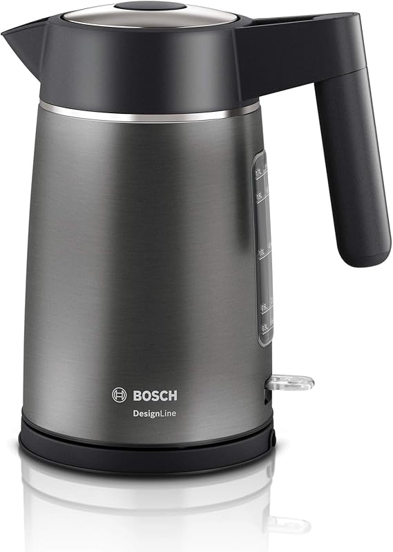 Bosch TWK5P480 electric kettle 1.7 L Black,Stainless Amazon.co.uk