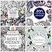 Lome-Ty 4 Design/lot Adults Coloring Books Mini Secret Garden/Lost Ocean/Time Travel/Zen Mandalas 24 Pages Kids Painting Drawing Stress Relieve Colouring Books …