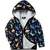 V VALANCH Toddler Fleece Jacket Baby Boys Girls Zip Up Hoodie Sweatshirt Thick Warm Clothes Spring Autumn Winter Coat 1-6T