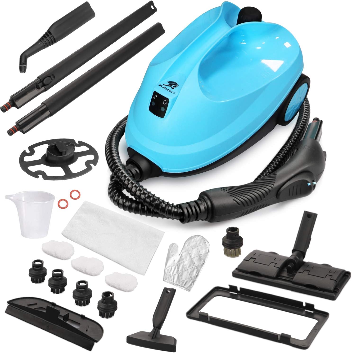 MLMLANT 2000W Multi purpose Steam Cleaner,Kills 99.9% of Bacteria Without Cleaning Chemicals,Steam Mop Steamer Cleaner with 21 Accessories 1500ML Capacity for Floors Windows and Carpet,kill bed bug
