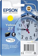 Epson 27 Yellow Ink Cartridge T2704 DuraBrite Ultra Alarm Clock IND Yellow