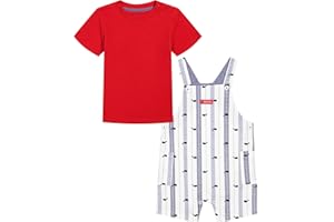 Nautica Sets (KHQ) boys Nautica 2 Piece Shortall Set2 Piece Shortall Set