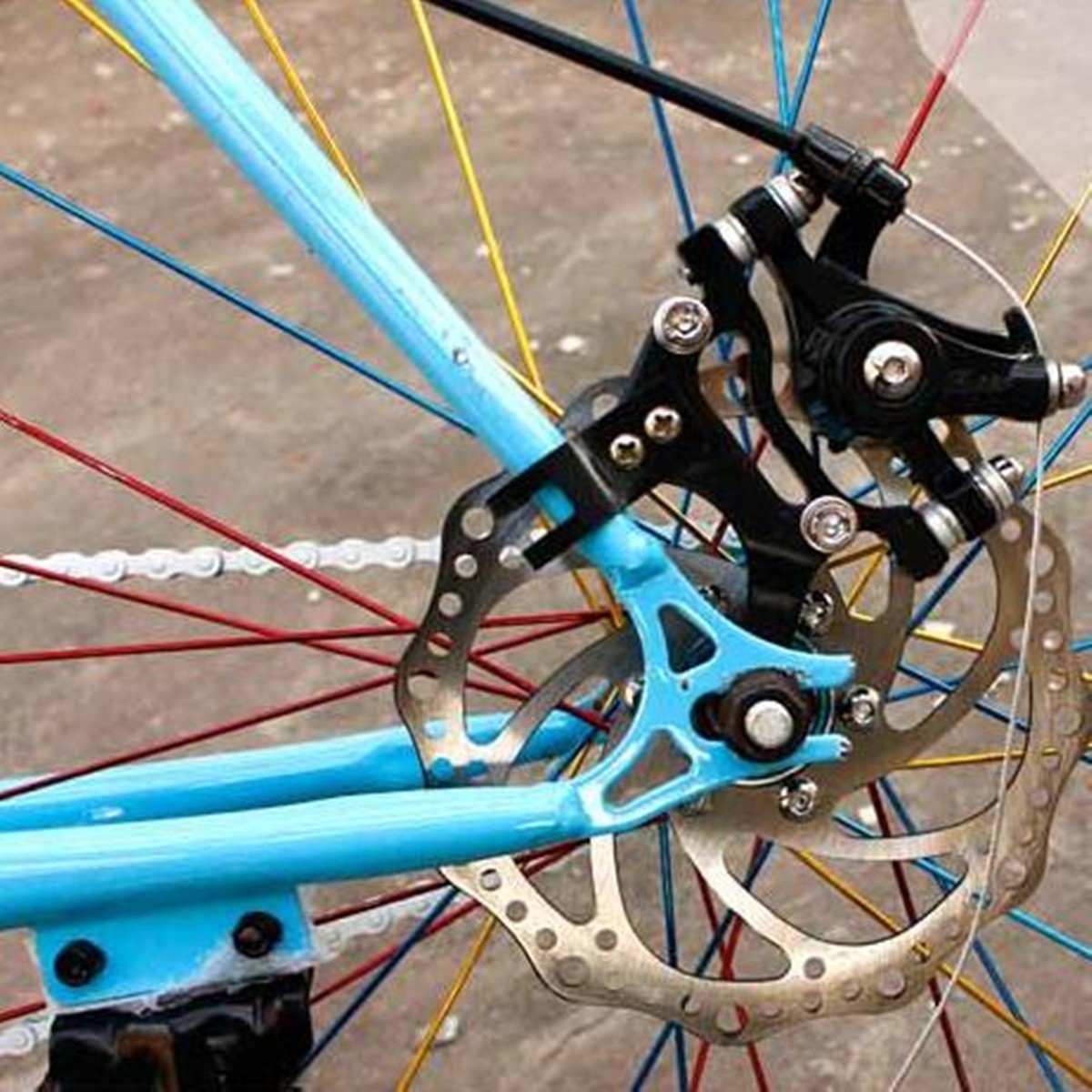 scheibenbremse fahrrad nachrüsten adapter