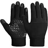 YukiniYa Kids Gloves Winter Waterproof Coating Warm Thick Fleece Touchscreen Anti-Slip for Boys Girls 3-15 Years Cycling School