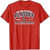 Ole Miss Rebels College Football Playoff CFP 2025-26 Red T-Shirt