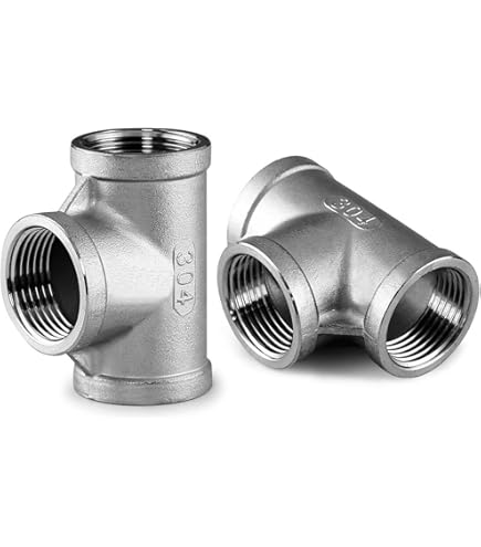 Produktbild von TAISHER 5x 304 Edelstahl Kappen-Rohrsteckmuffe 1/2″ BSP Innengewinde – Korrosionsbeständig – Für Industrie & DIY