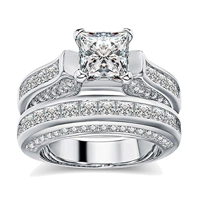 Buy White Gold Plated Womens Wedding 