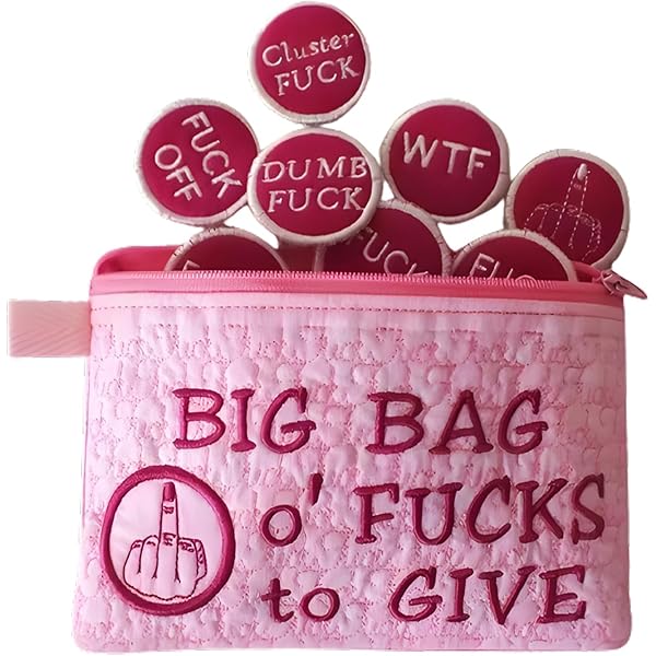 Grand Sac De F*cks à Offrir Avec Fermeture éclair, Beau Sac F