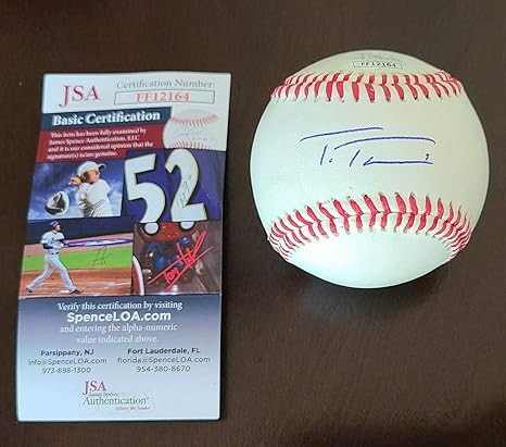 trea turner autographed baseball