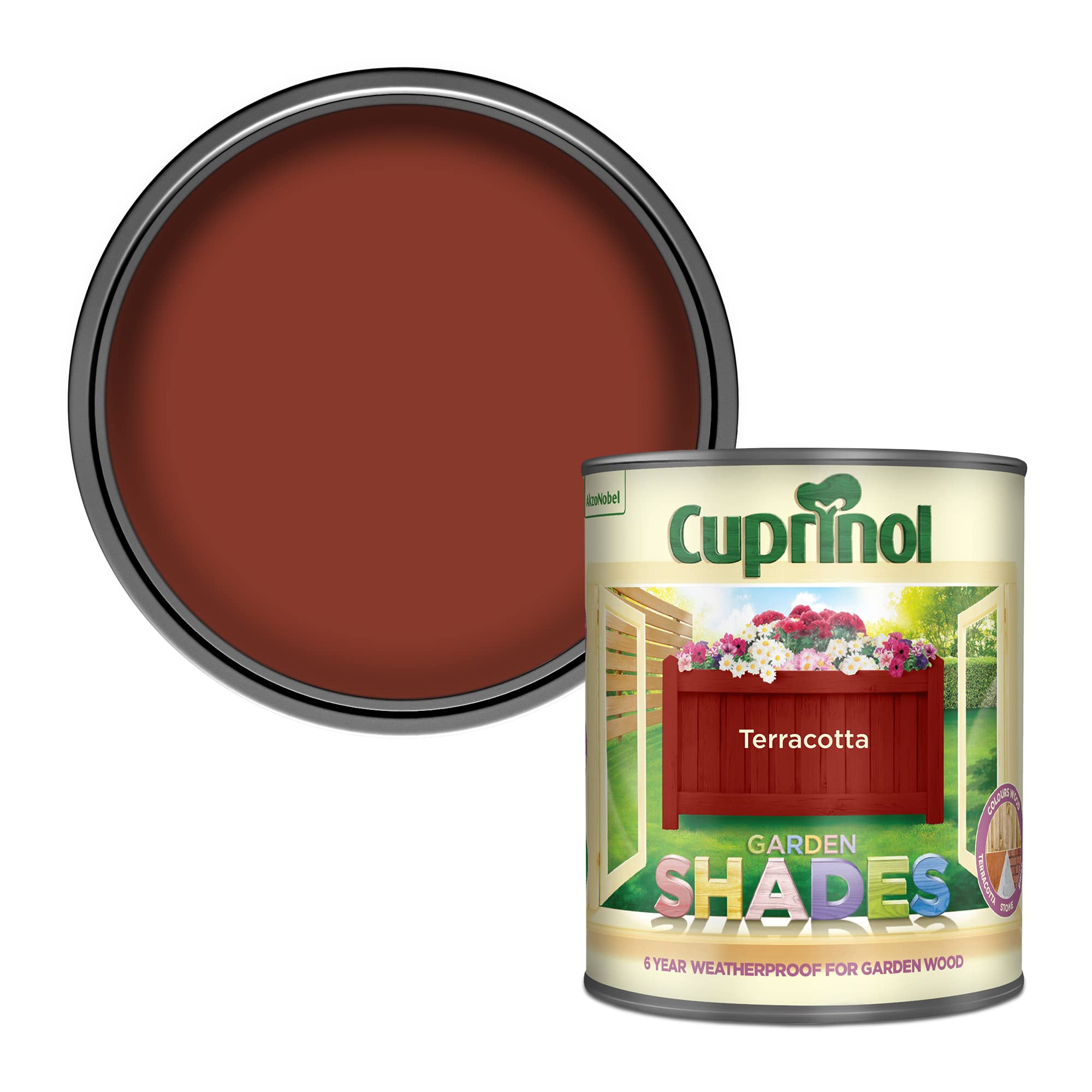 Cuprinol Garden Shades Exterior Woodcare, Terracotta, 1L