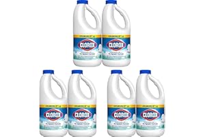 LAIBY Colorox Splash-Less Bleach Concentrated Formula | Clean Linen 40 Ounce Bottle (Pack of 6) | Colorox Liquid Bleach for Laundry