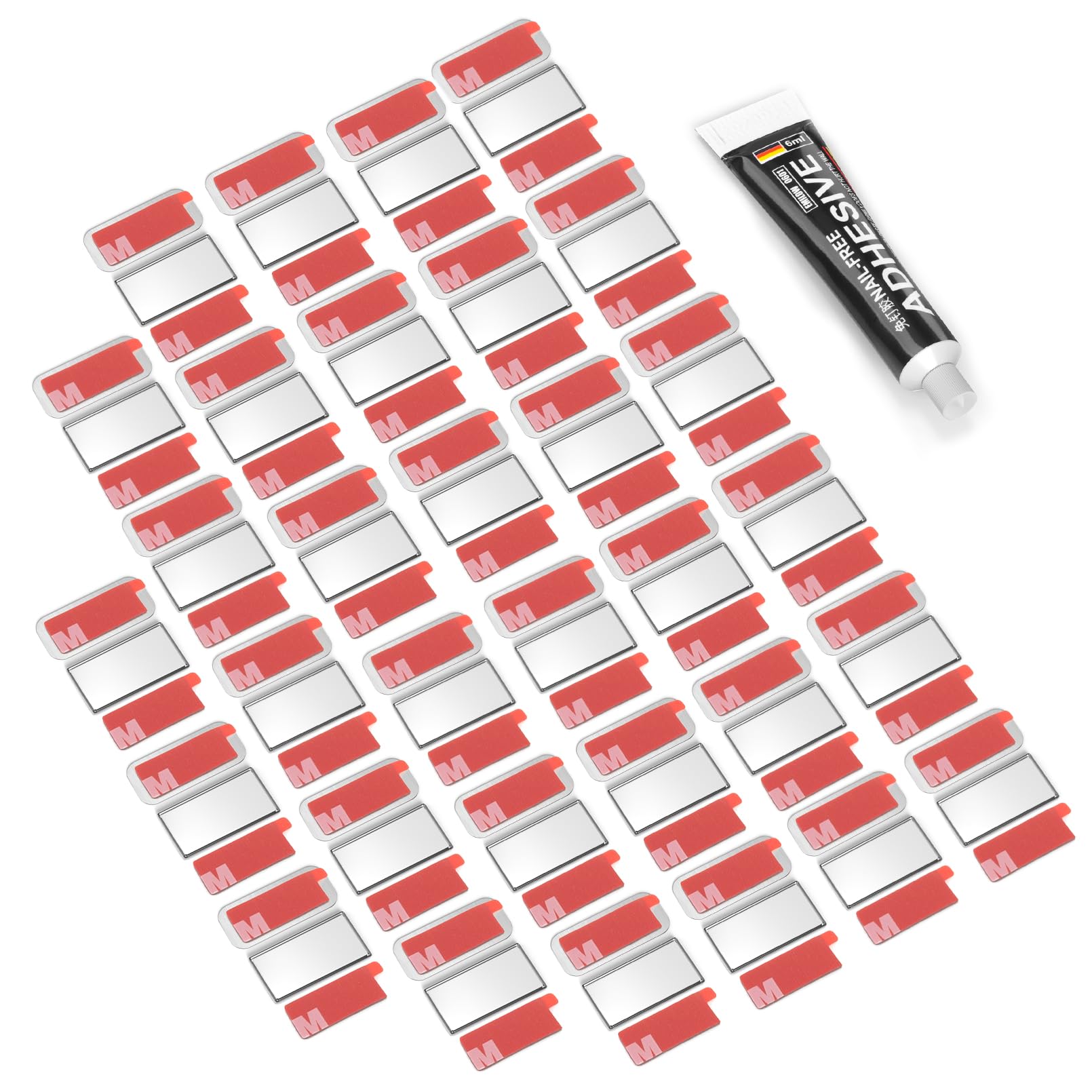 Tonitrui Cabinet Door Magnetic Catch, 32 Pack 0.13in Cabinet Door Magnets for Wardrobe Closet Shutter Drawer Cabinet Closure