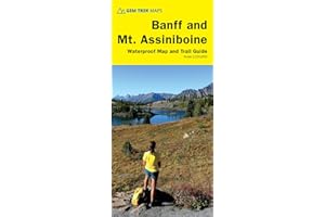 Banff & Mt. Assiniboine Map | Gem Trek Maps