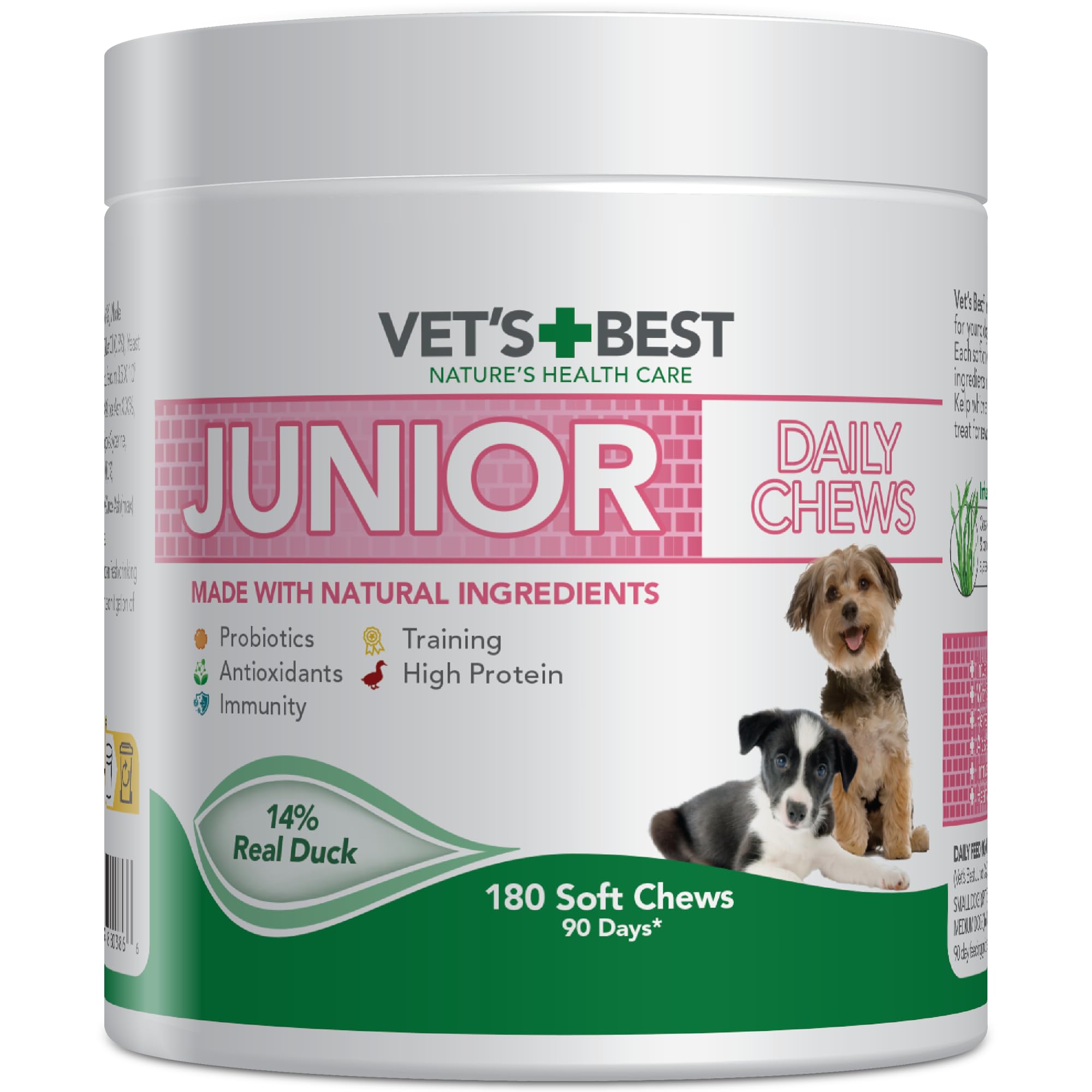 Vet's Best Daily Soft Chews - Supplements for Junior Dogs, 180 Chews — image 1